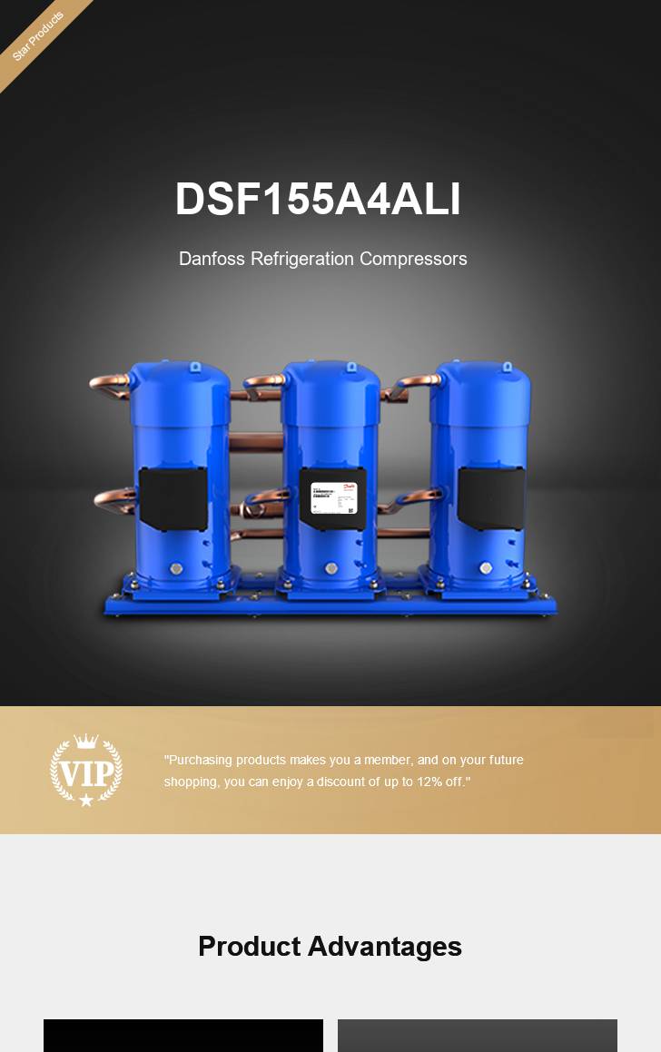 Danfoss Compressor DSF155A4ALI, technical parameters pdf, structure diagram